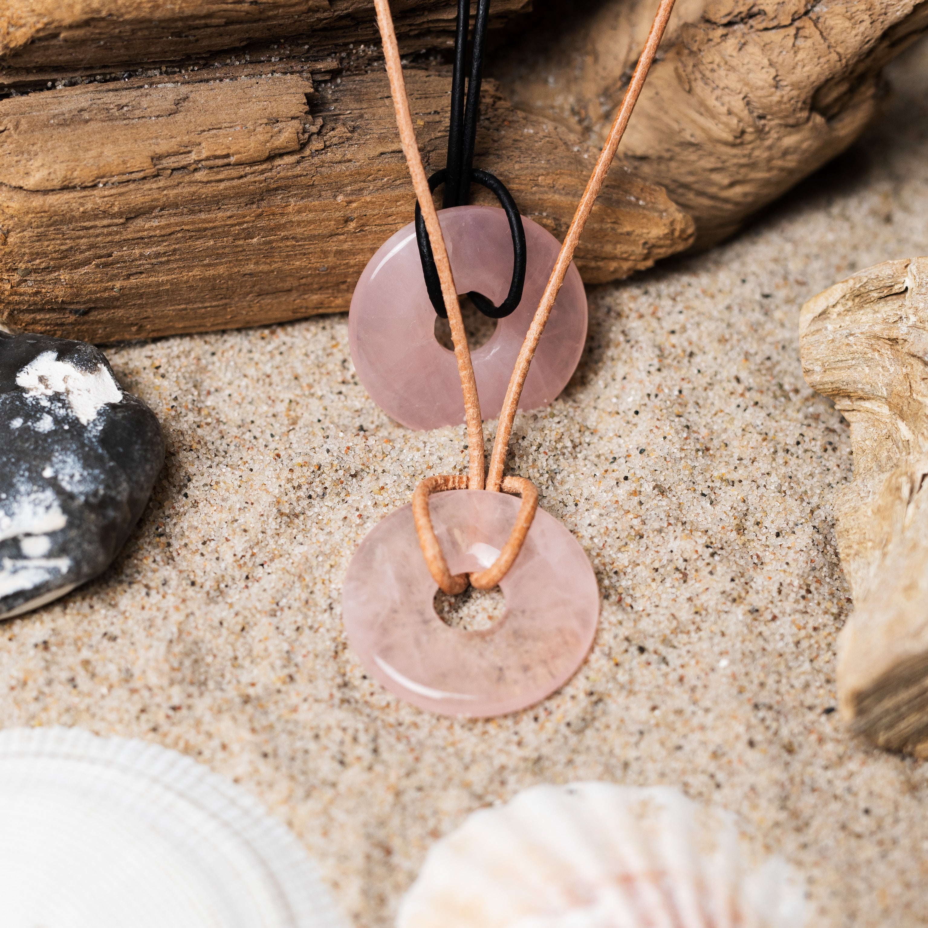 Rosenquarz Donut - Harmonisierer